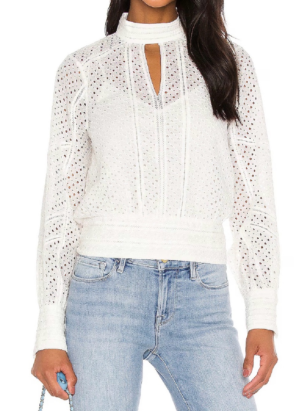 Frame - Eyelet Party Top